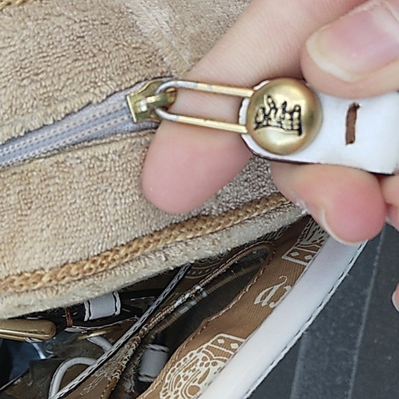 Y2K Juicy Couture MAKEUP BAG Travel CASE RARE COSMETICS CASE TERRY CLOTH - Picture 12 of 14